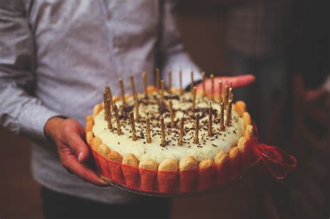 Free Images : sweet, food, produce, baking, dessert, lighting, pie, happy birthday, birthday ...