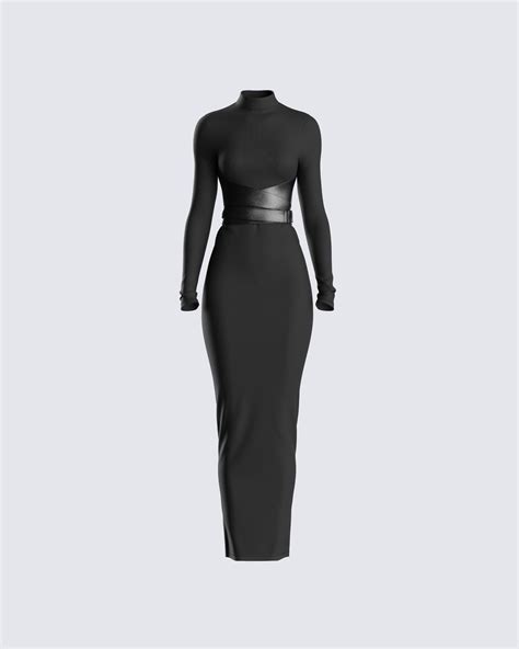 Lola Noir Set in 2024 | Dress clothes for women, Dress up outfits, Black bodycon maxi dress