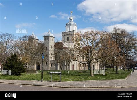 Portsmouth cathedral, Old Portsmouth Stock Photo - Alamy