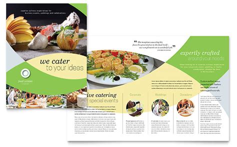 Food Catering Brochure Template Design