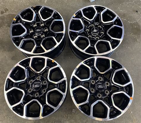 NEW 2021 Ford F150 FX4 18" Factory OEM Black Machined Wheels Rims for ...