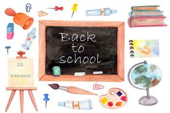 Back to School Clipart, Teacher Clipart. by Emma Bit | TPT