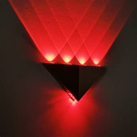 YWXLight 5W Triangle Creative LED Wall Lamp Corridor Aisle Lights Bar Bedroom Living Room Wall ...