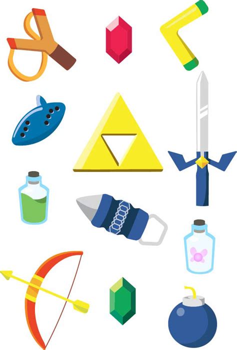 The Legend of Building Zelda Icons on Behance