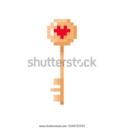 Pixel Art Key Illustration Vector Pixel Stock Vector (Royalty Free ...