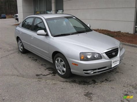 2004 Sterling Silver Hyundai Elantra GLS Sedan #7663328 | GTCarLot.com - Car Color Galleries