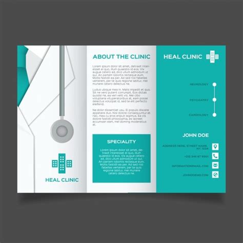 Gratis vectors en illustraties met Voorbeelden medische kliniekbrochures Downloaden | Freepik