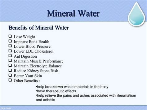 Mineral Water