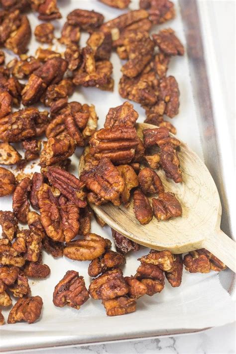 So good on top of salads and for a healthy sweet snack! | Pecan recipes, Honey glazed pecans ...