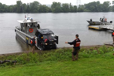 Photos: NY Naval Militia tests new landing craft in Rensselaer