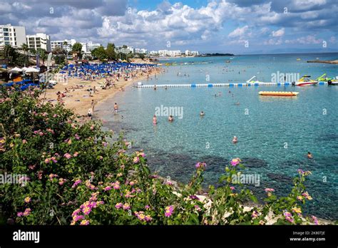 Fig Tree Bay beach, Protaras, Cyprus Stock Photo - Alamy