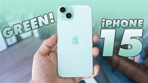 Green iPhone 15 is Minty! Unboxing & Color Impressions! - YouTube