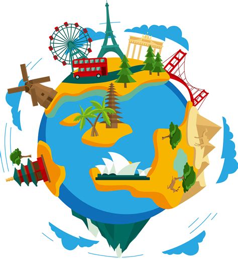 Earth Clip Art - World Travel Clipart Png - (3206x3494) Png Clipart Download