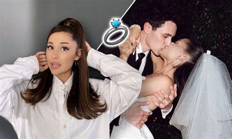 Ariana Grande Shares First Glimpse Of Wedding Ring From Dalton Gomez - Capital