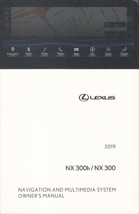 2019 Lexus NX Navigation System Owners Manual Original