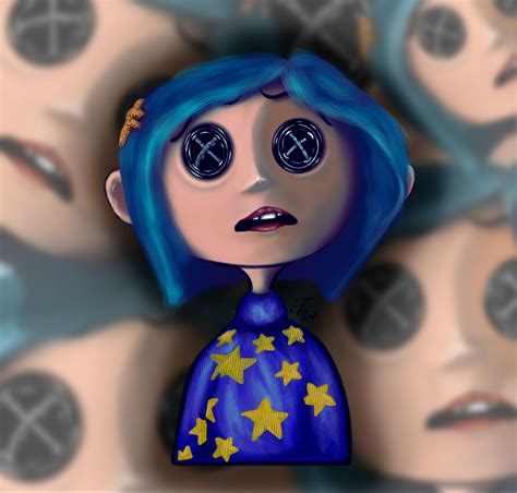 Holographic Coraline Button Eyes Art Sticker Decor | Etsy in 2021 ...