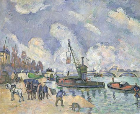 Quai de Bercy Paris Painting by Paul Cezanne - Fine Art America