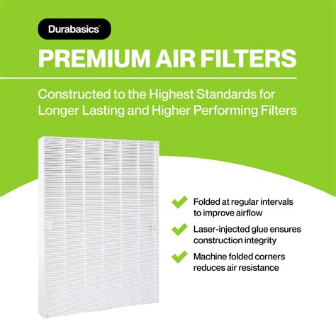 Durabasics Air Filters for Winix C545 Replacement Filter - 2 Air Filte