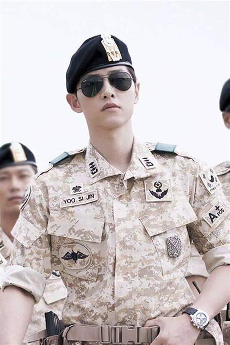 Ive got a thing for men in uniform so when i see joongki on this drama ...