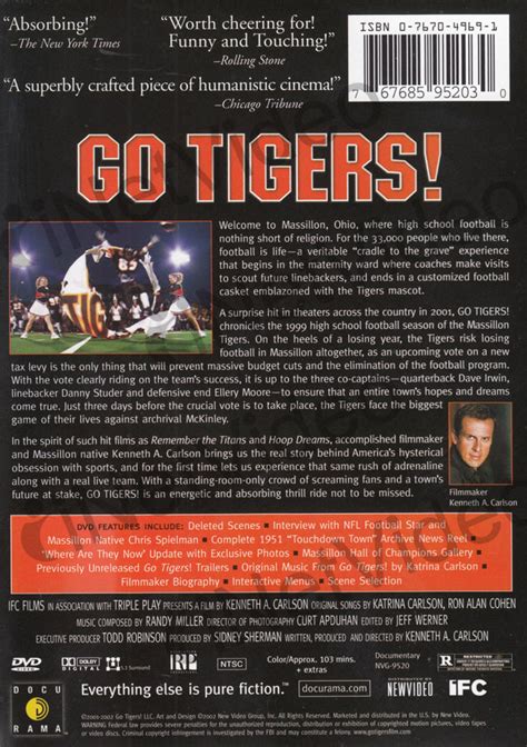 Go Tigers! on DVD Movie