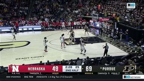 Highlights | Nebraska MBB vs. Purdue - YouTube