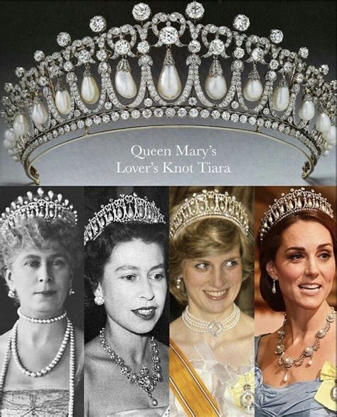 QUEEN MARY’S LOVERS KNOT TIARA ~ Katherine, Duchess of Cambridge ...