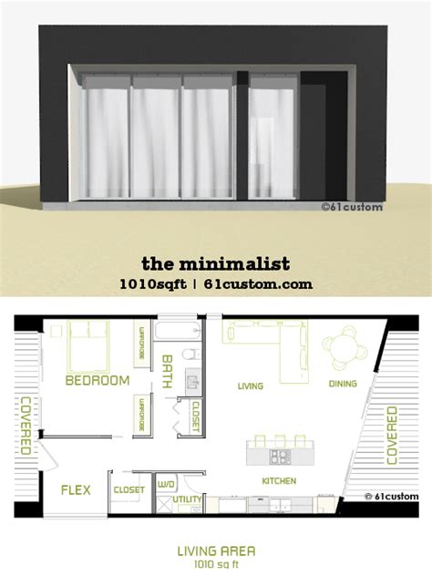 the minimalist: Small Modern House Plan | 61custom | Contemporary ...