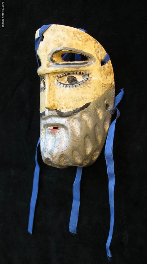 Miniature Viejo Mask from Mexico | Indigo Arts