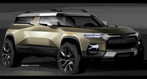 GM Design Shows Puffed Up Two-Door Chevy Blazer Render