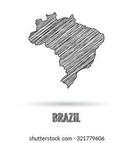 3,979 Brazil map draw Images, Stock Photos & Vectors | Shutterstock