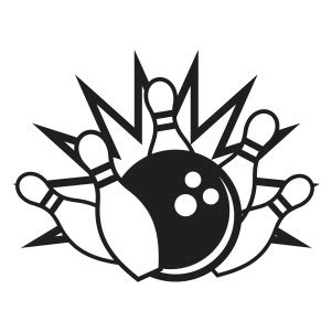 Buy Bowling Pin Strike Svg Png online in USA