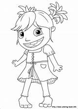Wallykazam Coloring Pages Book Printable Nick Jr Kids Info Colouring  sketch template