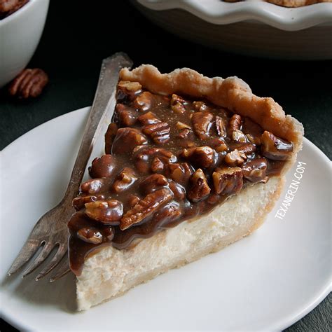 Caramel Pecan Cheesecake Pie (gluten-free, whole grain, all-purpose ...