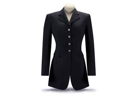 RJ Classics Essential Washable Dressage Coat -Ladies, Black