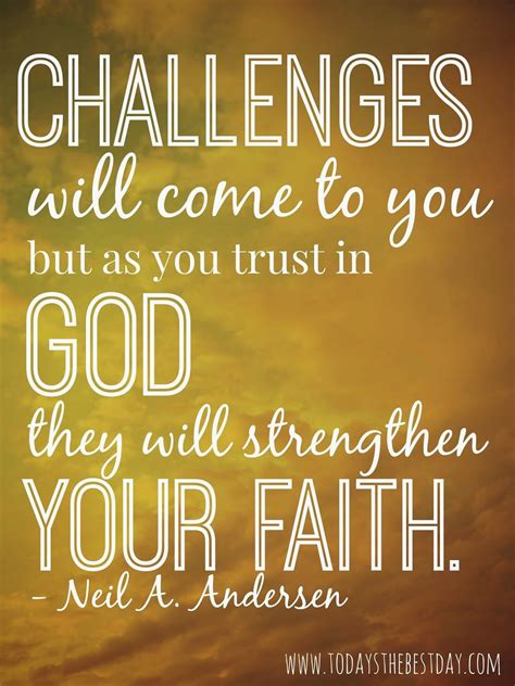 Strengthen Your Faith | Lds quotes, Gospel quotes, Church quotes