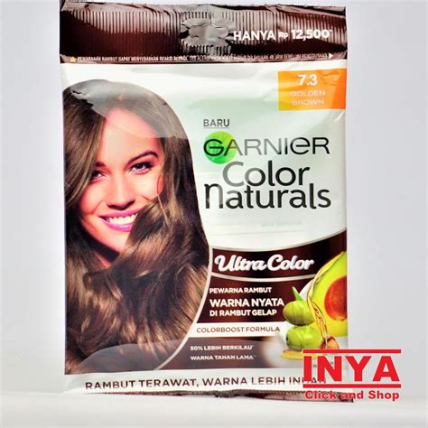 Jual Trending GARNIER COLOR NATURALS ULTRA COLOR 7.3 GOLDEN BROWN 30mlx30gr SACHET | Shopee ...