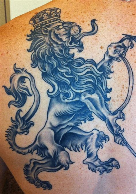 Possible?: Heraldry Lion (Facing Left) | Crest tattoo, Tattoos, Latin kings tattoos