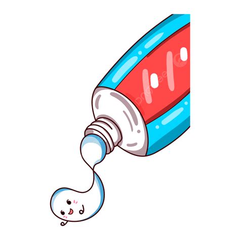 Toothpaste Cartoon Clipart Transparent PNG Hd, Hand Drawn Cartoon ...