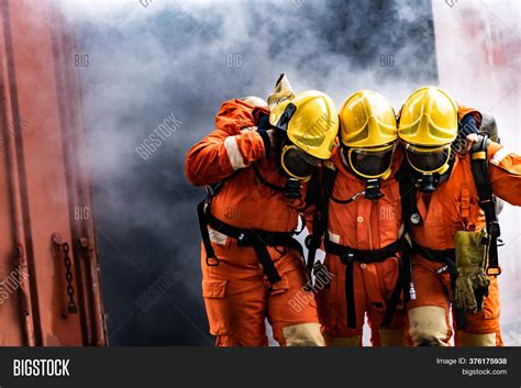 Asian Firefighters Image & Photo (Free Trial) | Bigstock