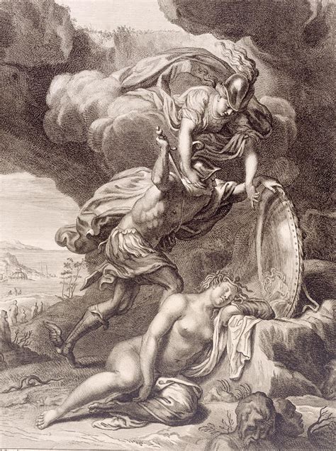 Perseus Cuts Off Medusa's Head Painting by Bernard Picart - Pixels