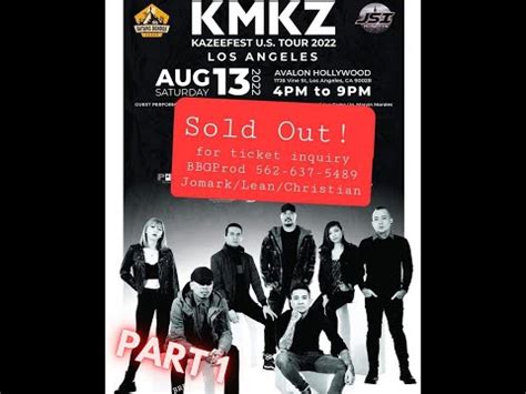 KAMIKAZEE CONCERT LOS ANGELES SOLD OUT!! PART1 Aug 13, 2022 - YouTube