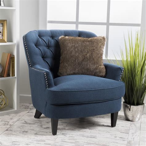 Best navy blue accent chair - Your House