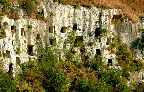 The Necropolis of Pantalica contains over 5000 tombs dug in the rock