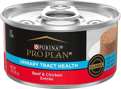 Purina Pro Plan Urinary Tract Health Adult Wet Cat Food Beef and Chicken Entree 3 oz. - Walmart.com