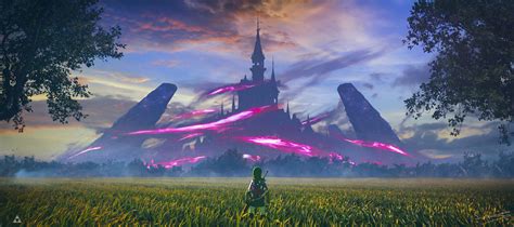 ArtStation - Hyrule Castle - Zelda BOTW