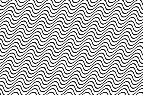 Monochrome Wave Line Pattern Graphic by davidzydd · Creative Fabrica