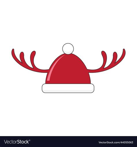 Santa cap icon Royalty Free Vector Image - VectorStock