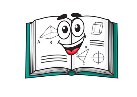 Happy smiling cartoon school textbook 11522893 Vector Art at Vecteezy