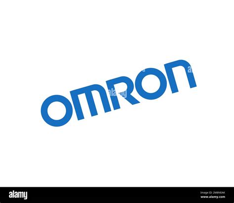 Omron, rotated logo, white background Stock Photo - Alamy