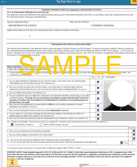 EForms For ATF Form 1 Applications - This Time Via Silencer Shop -The Firearm Blog | Form ...
